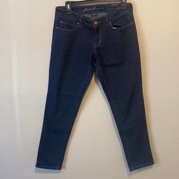 Eddie Bauer modern slim women’s jeans - Darkwash - Picture 1 of 10